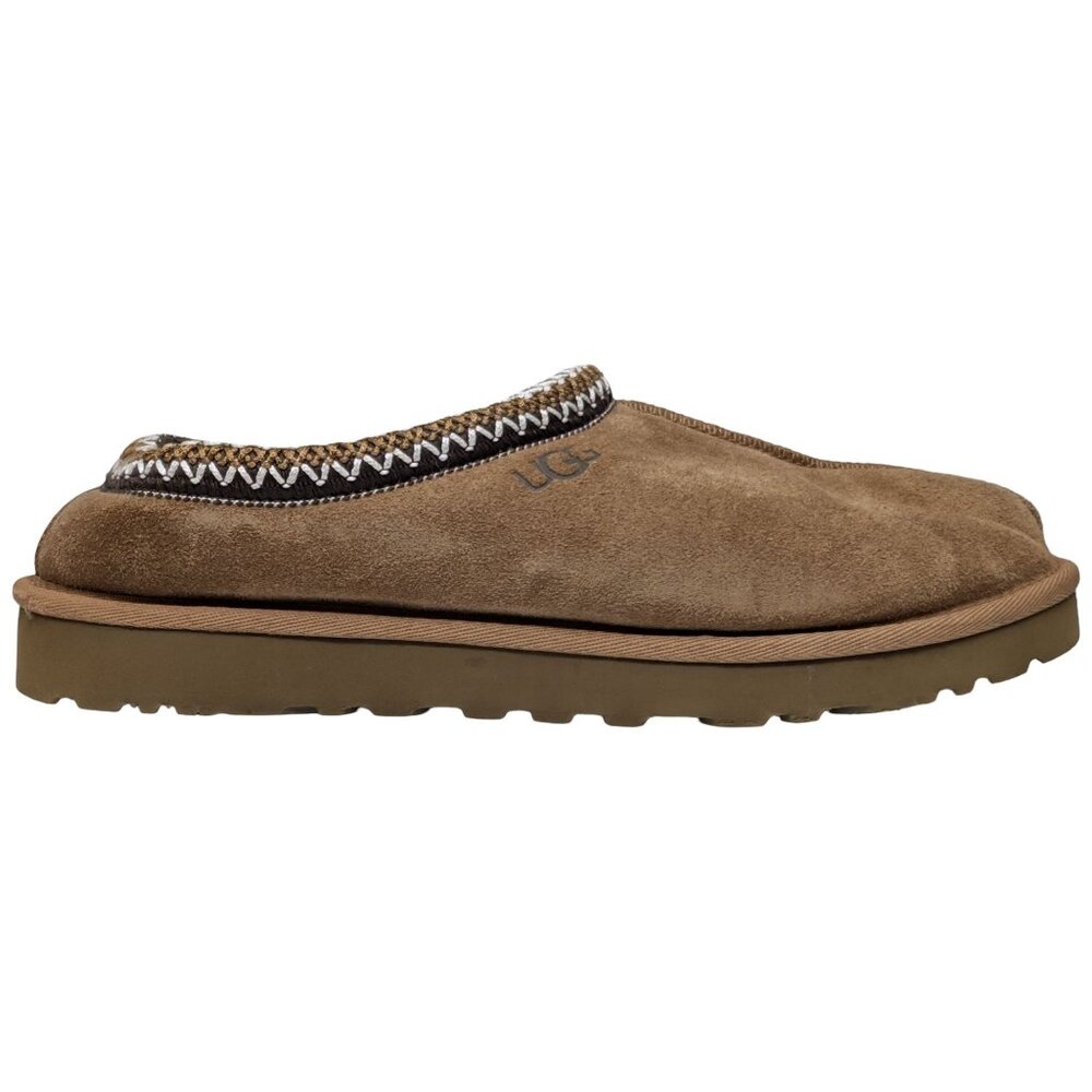 Ugg Tasman House Shoes Mens Brown Suede Leather Slip On 5950 Slippers Size 9